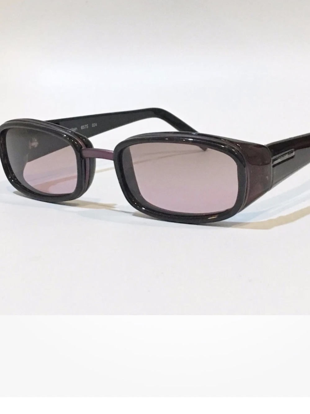 Calvin Klein Vintage Black Sunglasses Italy 657S